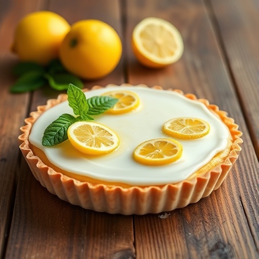 Classic Meyer Lemon Tart with Shortbread Crust