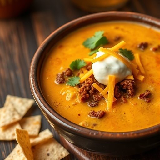 Creamy Cheesy Ground Beef Taco Soup Recipe: Quick & Easy Weeknight Dinner Idea