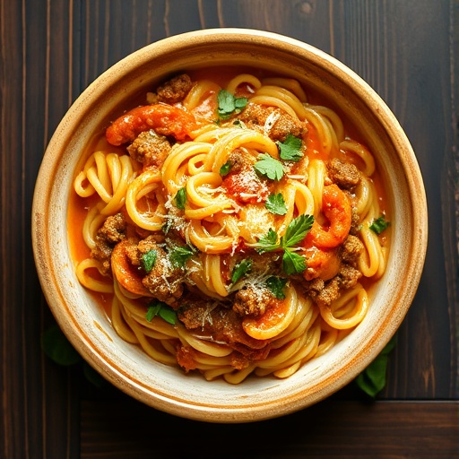 Delicious Ground Beef Orzo with Tomato Cream Sauce: An Easy Weeknight Meal Idea