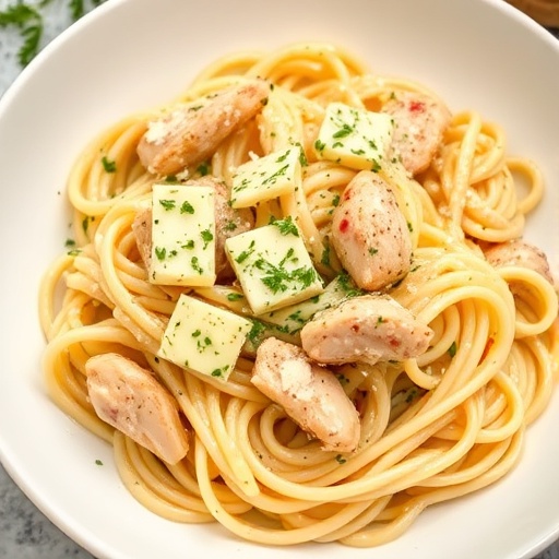 Easy Parmesan Garlic Chicken Pasta Recipe for a Healthy Dinner