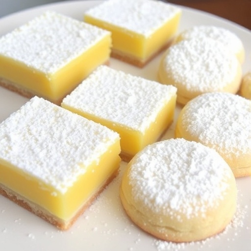 Fresh Meyers Lemon Bars and Cookies
