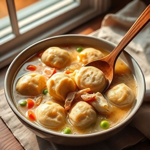 Homemade Chicken and Dumplings: A Comfort Food Classic for Your Dinner Table