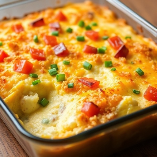 Overnight Breakfast Casserole with Hashbrowns