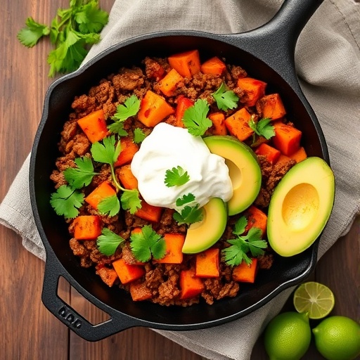 Southwest Ground Beef and Sweet Potato Skillet: Quick & Healthy Weeknight Dinner