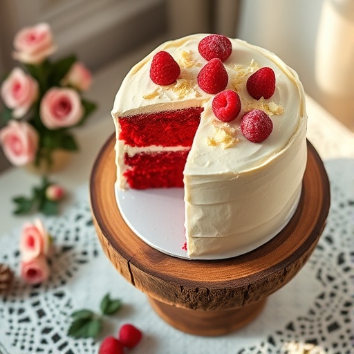 Decadent Red Velvet Valentine’s Day Cake with Cream Cheese Frosting