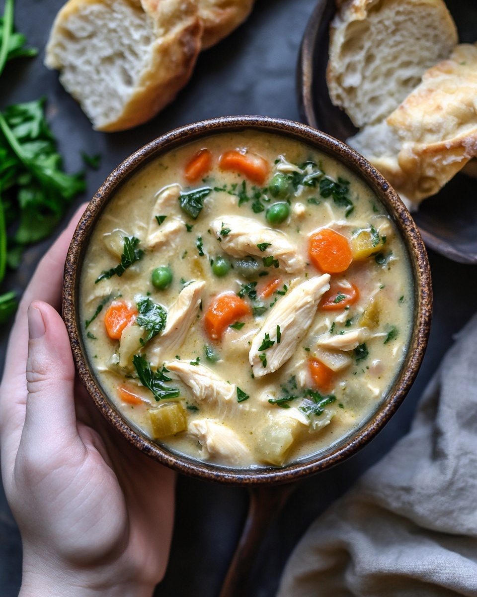 Effortless One-Pot Creamy Chicken & Veggie Stew: Easy Slow Cooker Weeknight Dinner