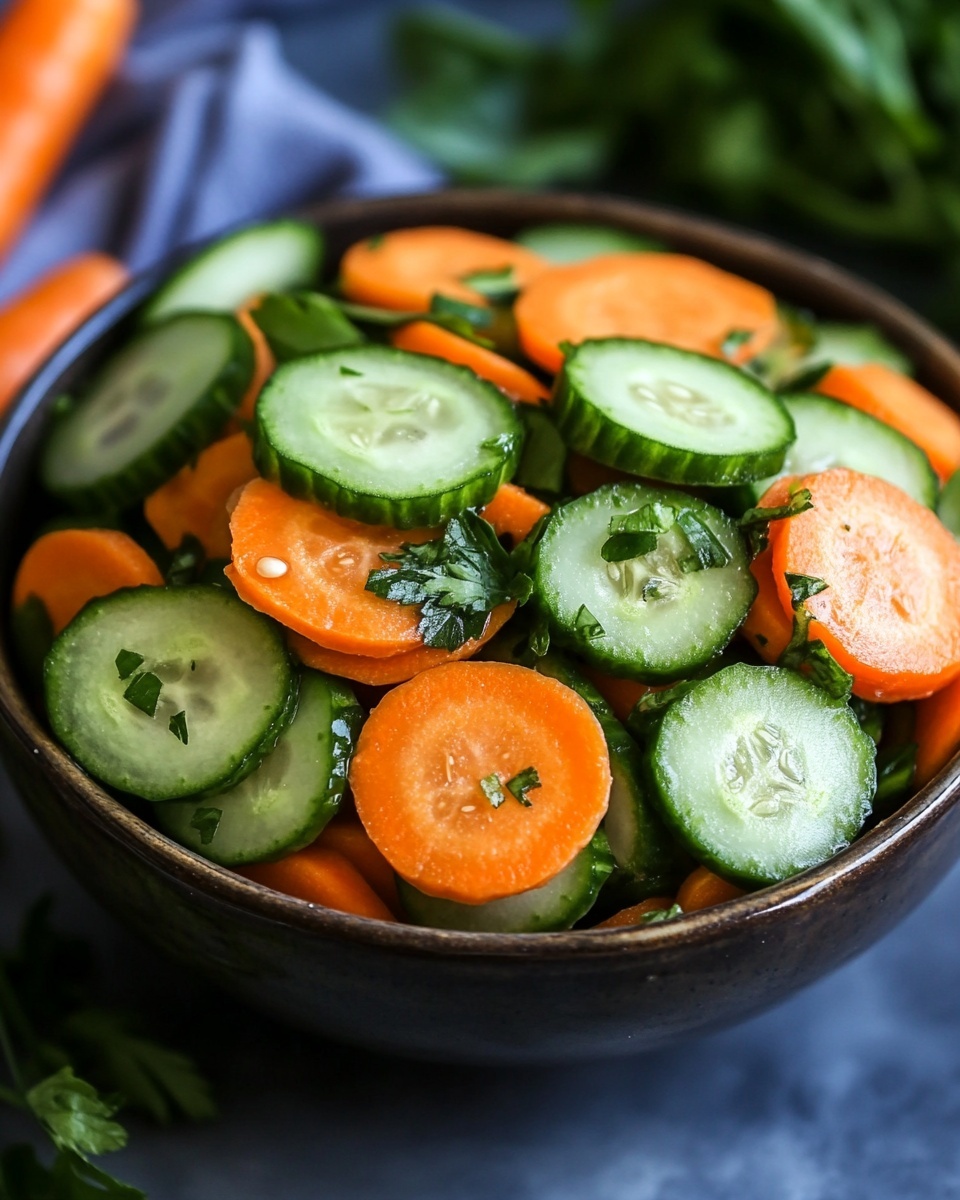 Fresh Cucumber Carrot Salad: Easy & Healthy Recipe