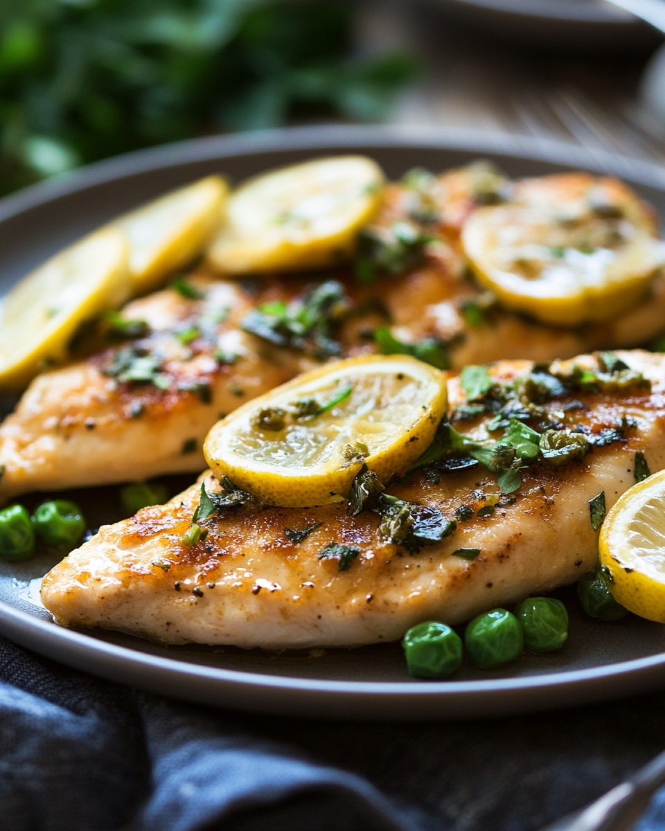 Healthy Mediterranean Chicken Piccata Recipe