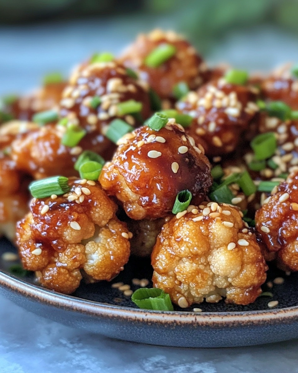 Sticky Sesame Cauliflower Bites: Vegan Perfection