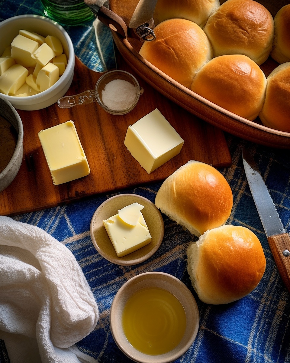 Ingrediant Of Easy 30 Minute Dinner Rolls