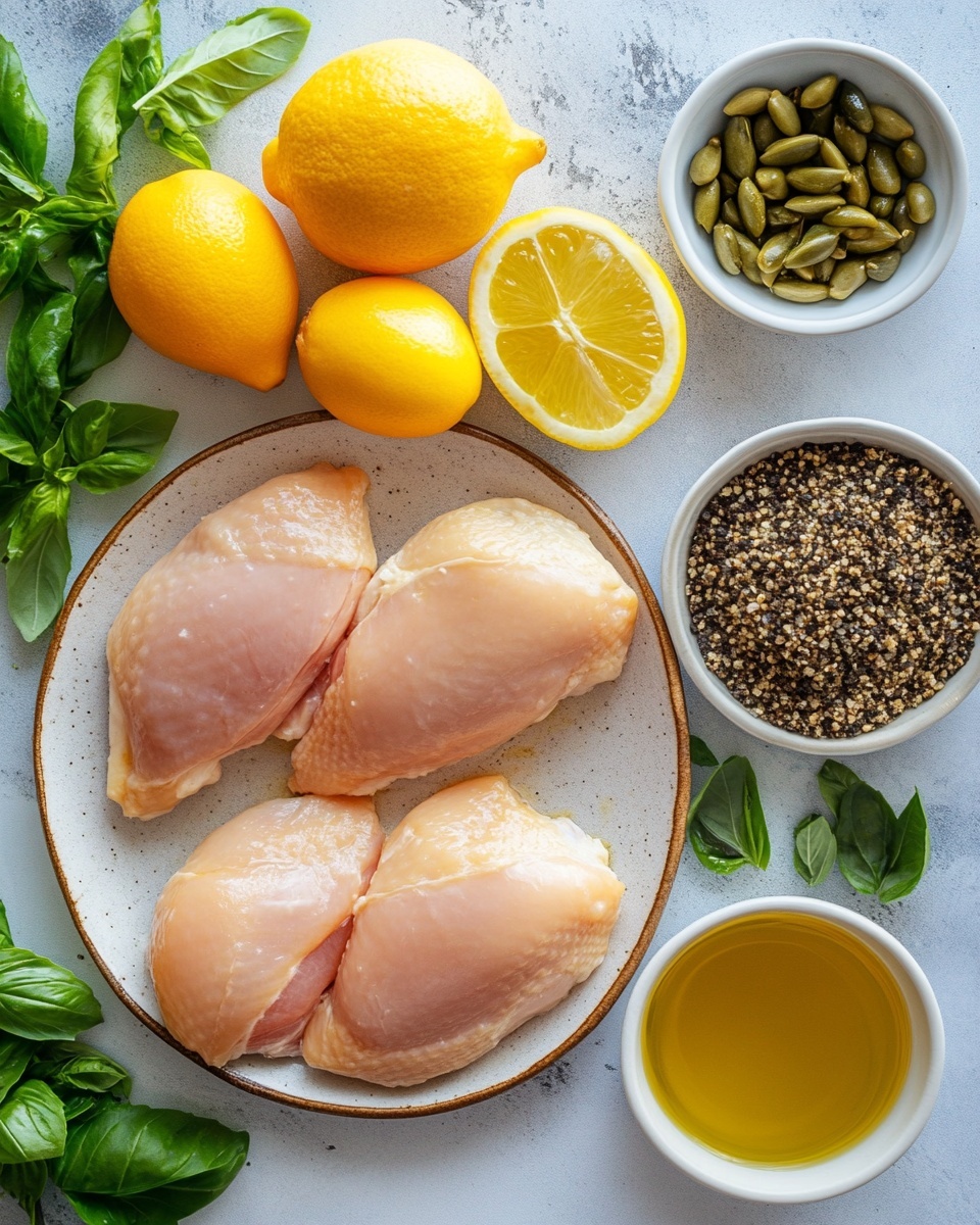 Ingrediant Of Healthy Mediterranean Chicken Piccata Recipe
