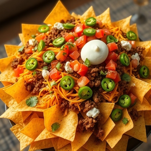 Loaded Game Day Nachos: The Ultimate Cheesy Snack for Football Sunday!