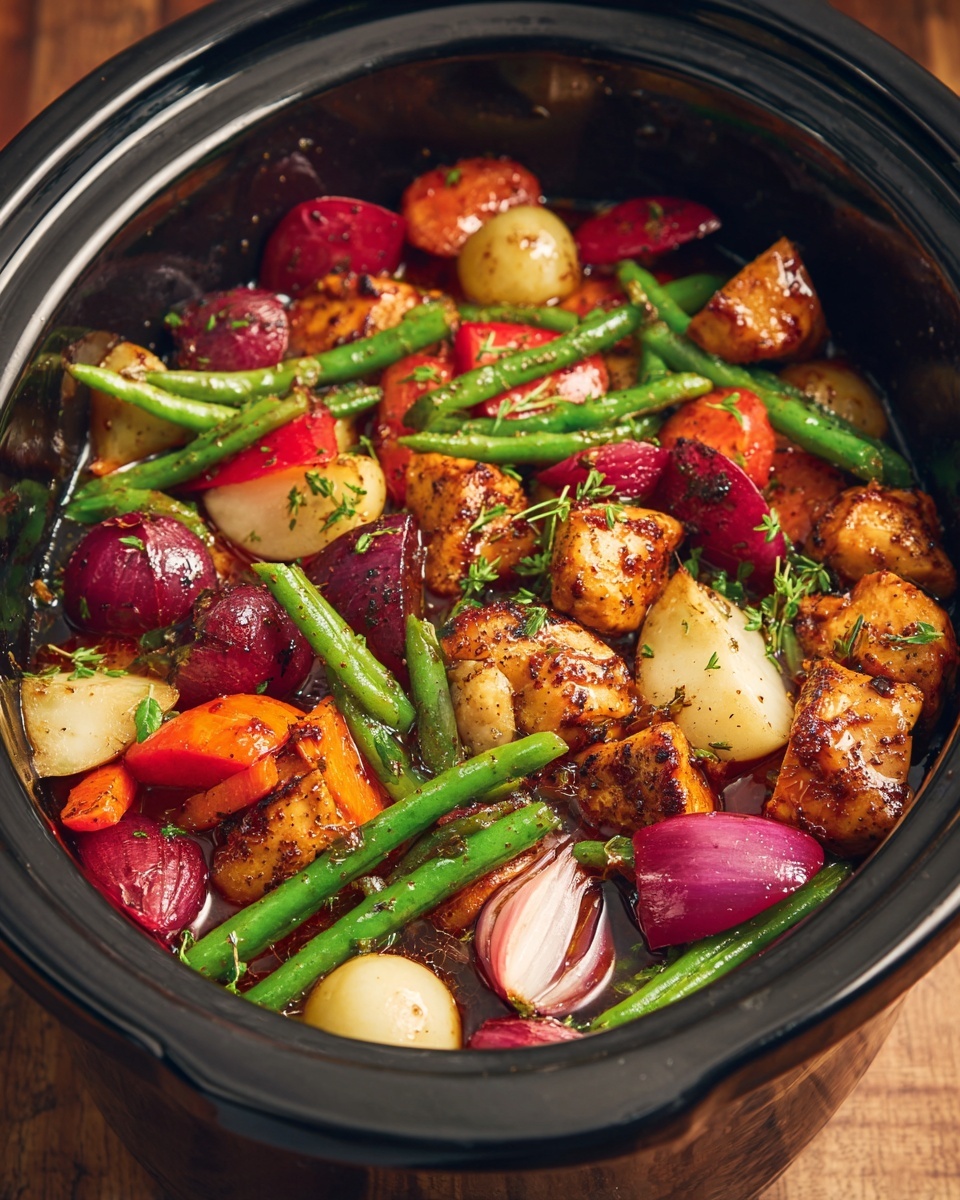Easy Slow Cooker Honey Garlic Chicken &amp; Veggies: A Delicious Weeknight Dinner