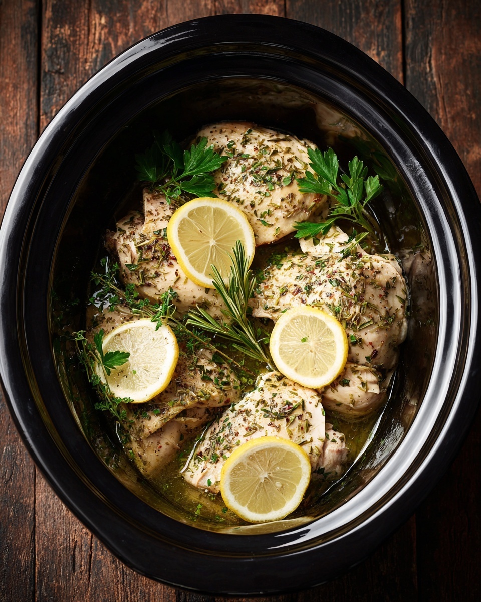Easy Slow Cooker Lemon Herb Chicken and Rice: Your New Go-To Weeknight Meal