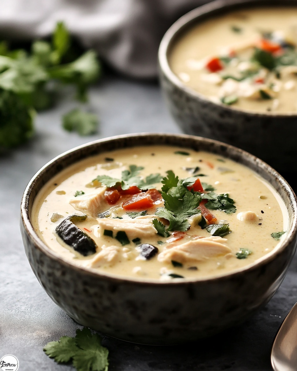 Creamy Chicken Poblano Soup: Easy Weeknight Dinner with a Mexican Twist