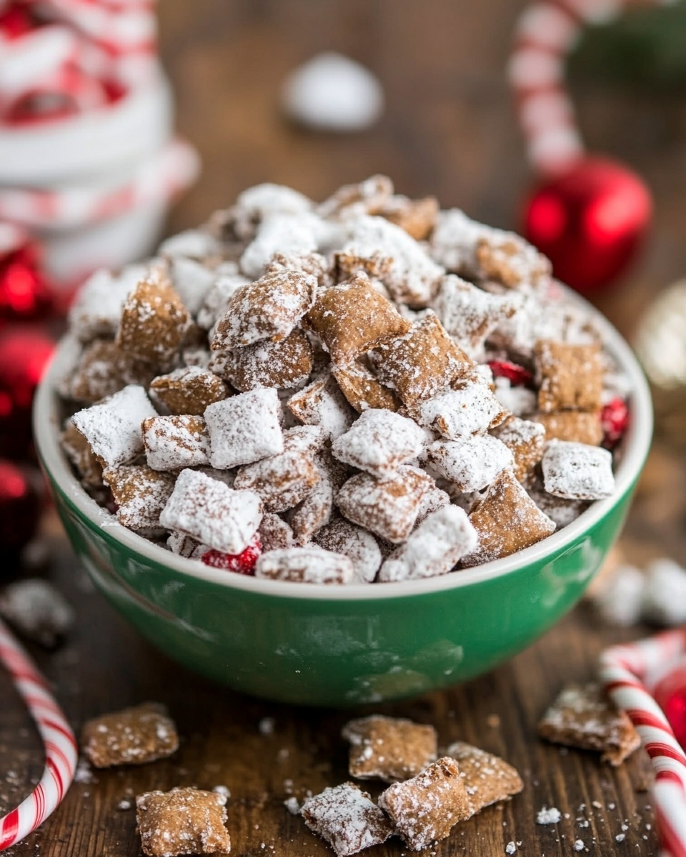 Easy Reindeer Chow Mix: Festive Christmas Puppy Chow Recipe | No-Bake Holiday Treat