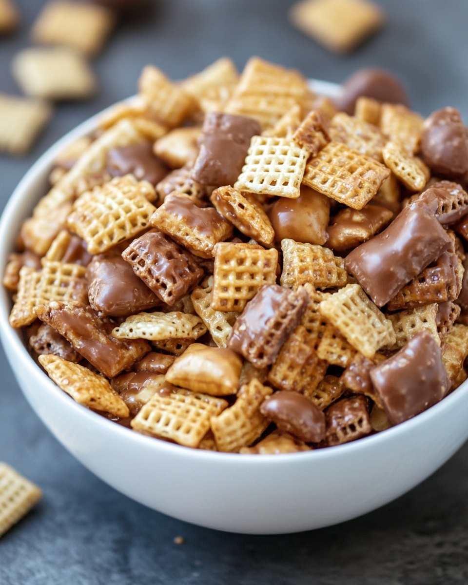 Easy Toffee Chex Mix Recipe: Sweet &amp; Salty Snack Perfection!