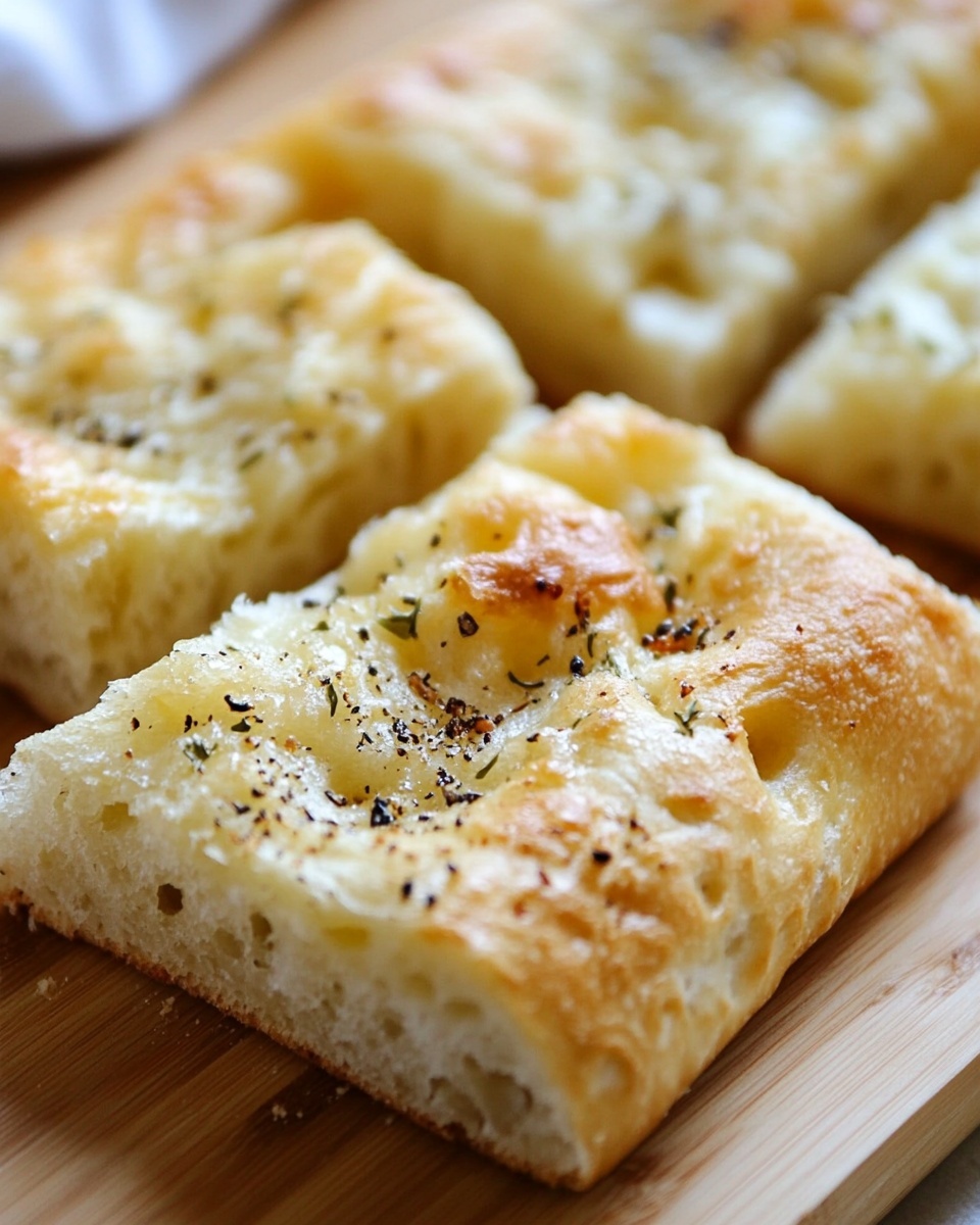 Garlic Parmesan Focaccia – Quick, Savory &amp; Soft Inside