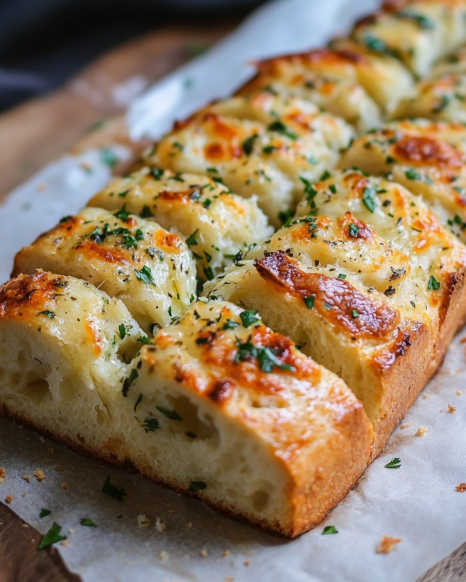 Garlic Parmesan Herb Bread – Buttery, Cheesy &amp; Freshly Baked Goodness!