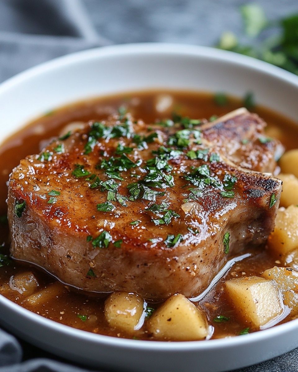 Slow Cooker Apple Pork Chops: Cozy Fall Comfort Food Recipe