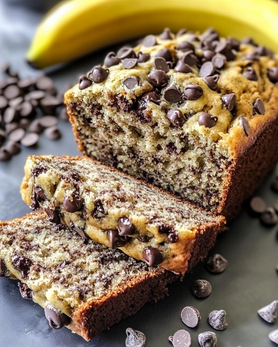 Super Moist Chocolate Chip Banana Bread Recipe