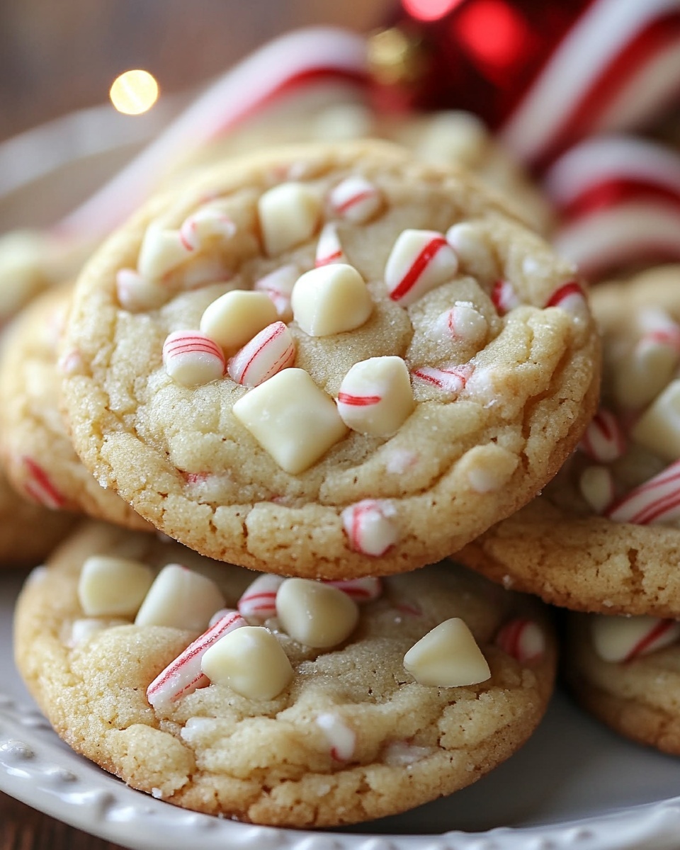 White Chocolate Peppermint Cookies: Easy Holiday Recipe for Christmas Cheer!