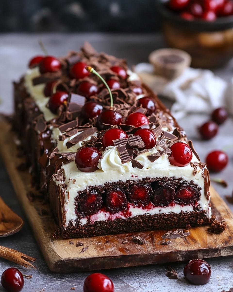 Ingredients for a Black Forest Cake Roll
