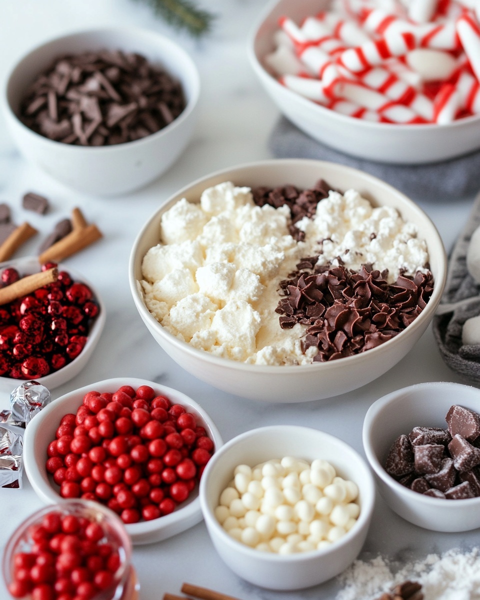 Ingrediant Of Gnome Mini Cheesecakes Easy Festive Adorable Holiday Dessert Recipe