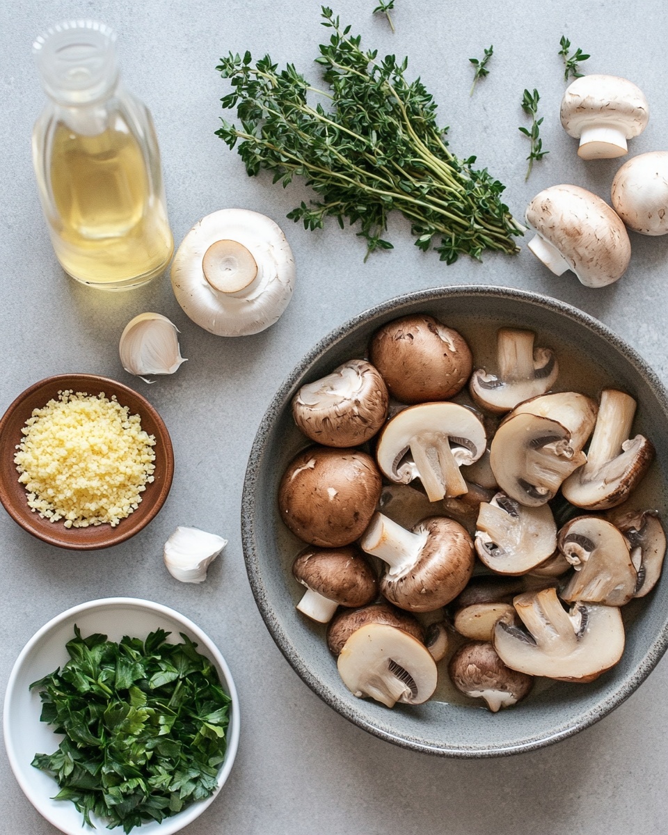 A vibrant bowl of healthy chicken mushroom soup garnished with fresh herbs, showcasing succulent chicken pieces, earthy mushrooms, and colorful vegetables in a light, flavorful broth, perfect for a clean eating and meal prep focus.