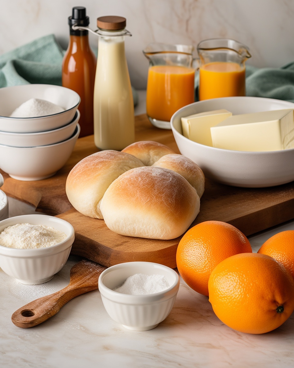 Ingrediant Of Old Fashioned Dinner Rolls