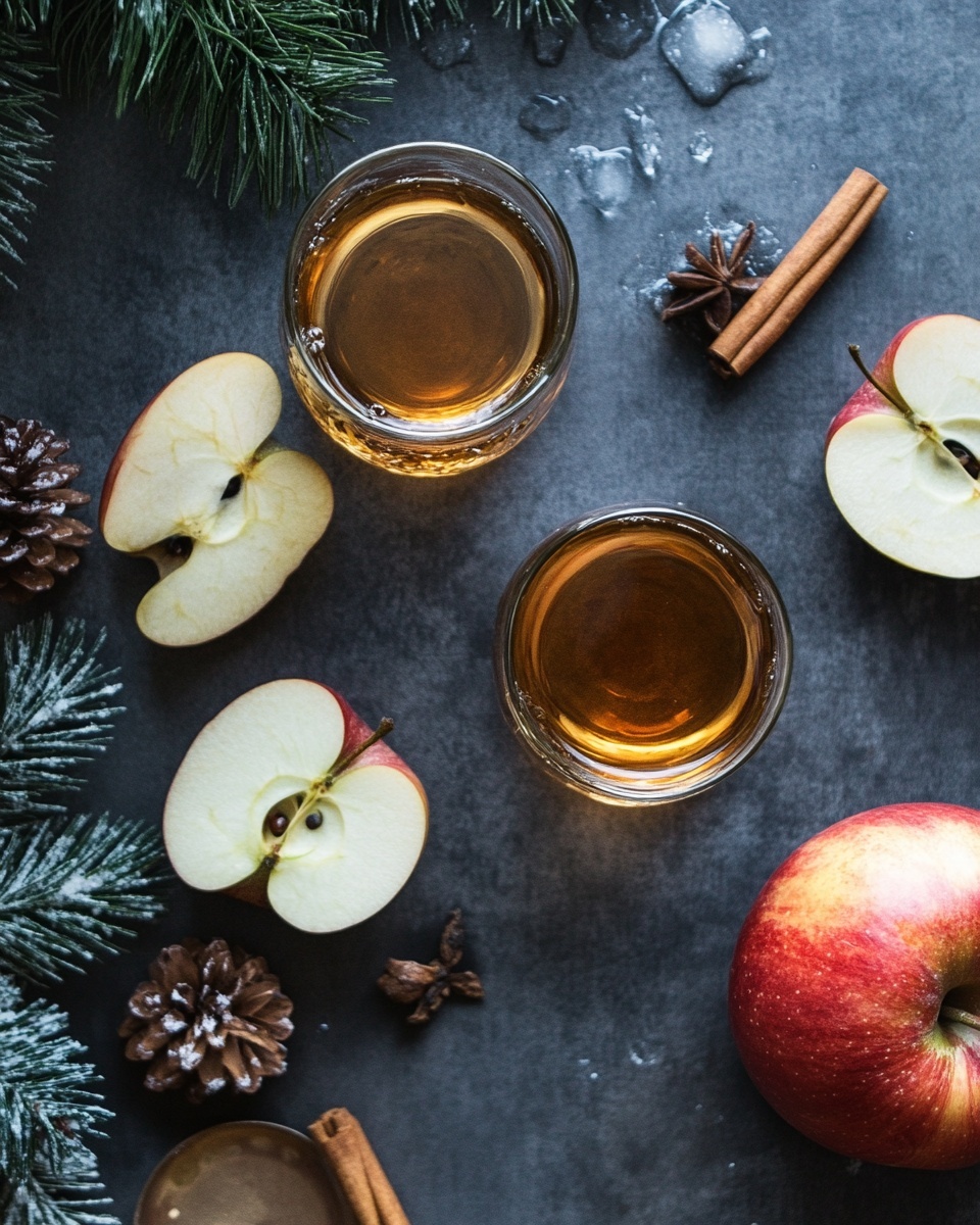 Ingrediant Of Vanilla Bourbon Apple Cider Cocktail Easy Fall Holiday Drink Recipe