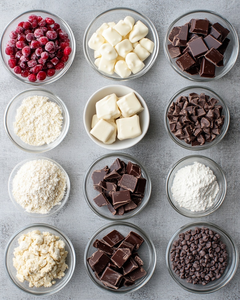 Ingrediant Of White Chocolate Cranberry Cookies Best Holiday Dessert Recipe Easy Bake