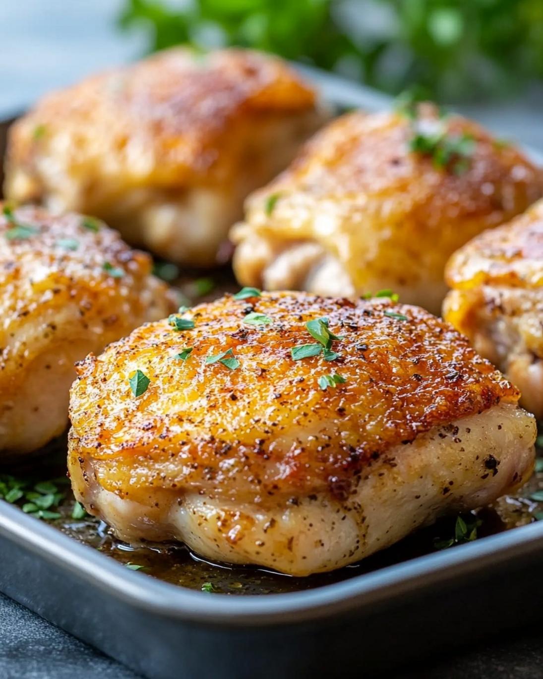 Best Oven Baked Chicken Thighs 1