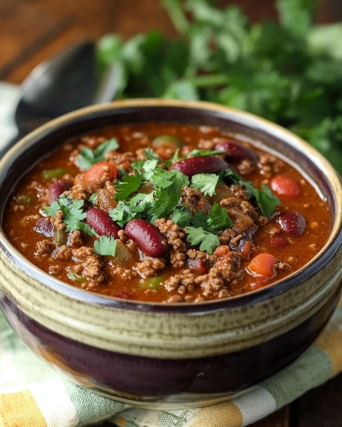 Comfort Style Chili With Ground Beef 1
