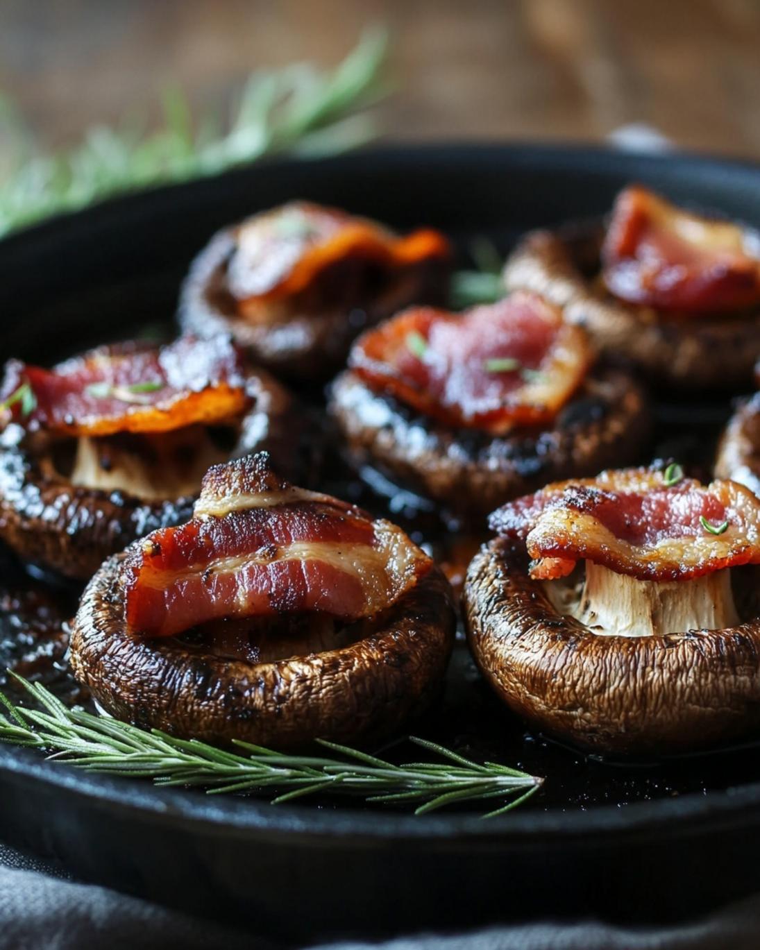 Cowboy Mushrooms with Bacon 1