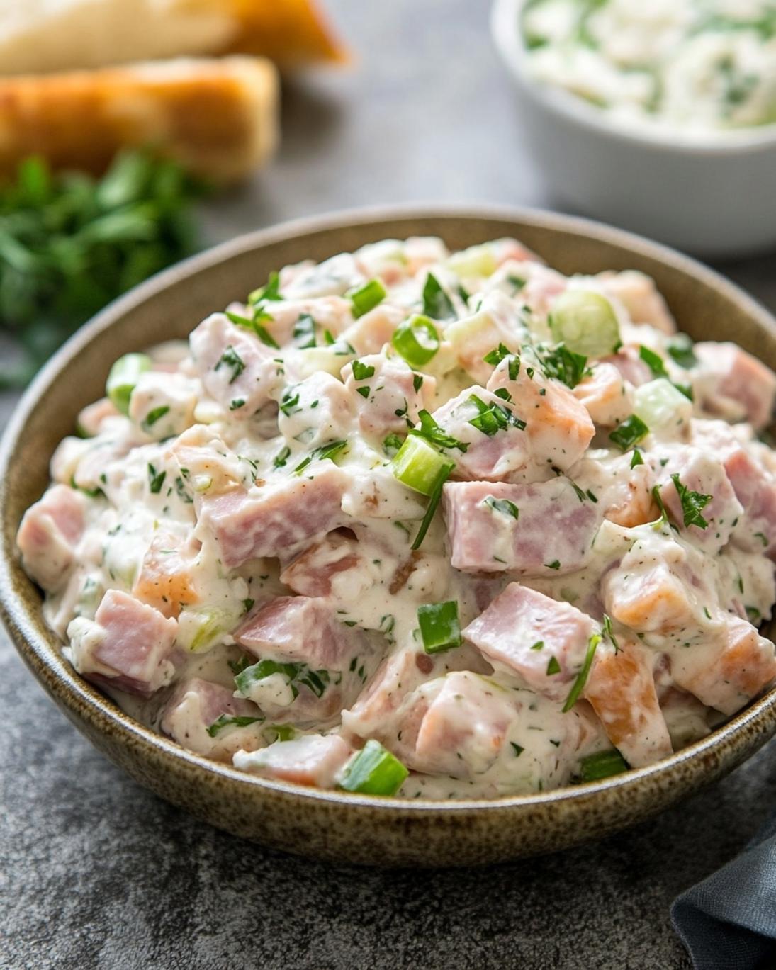 Creamy Ham Salad Recipe 3 Creamy Ham Salad Recipe 1