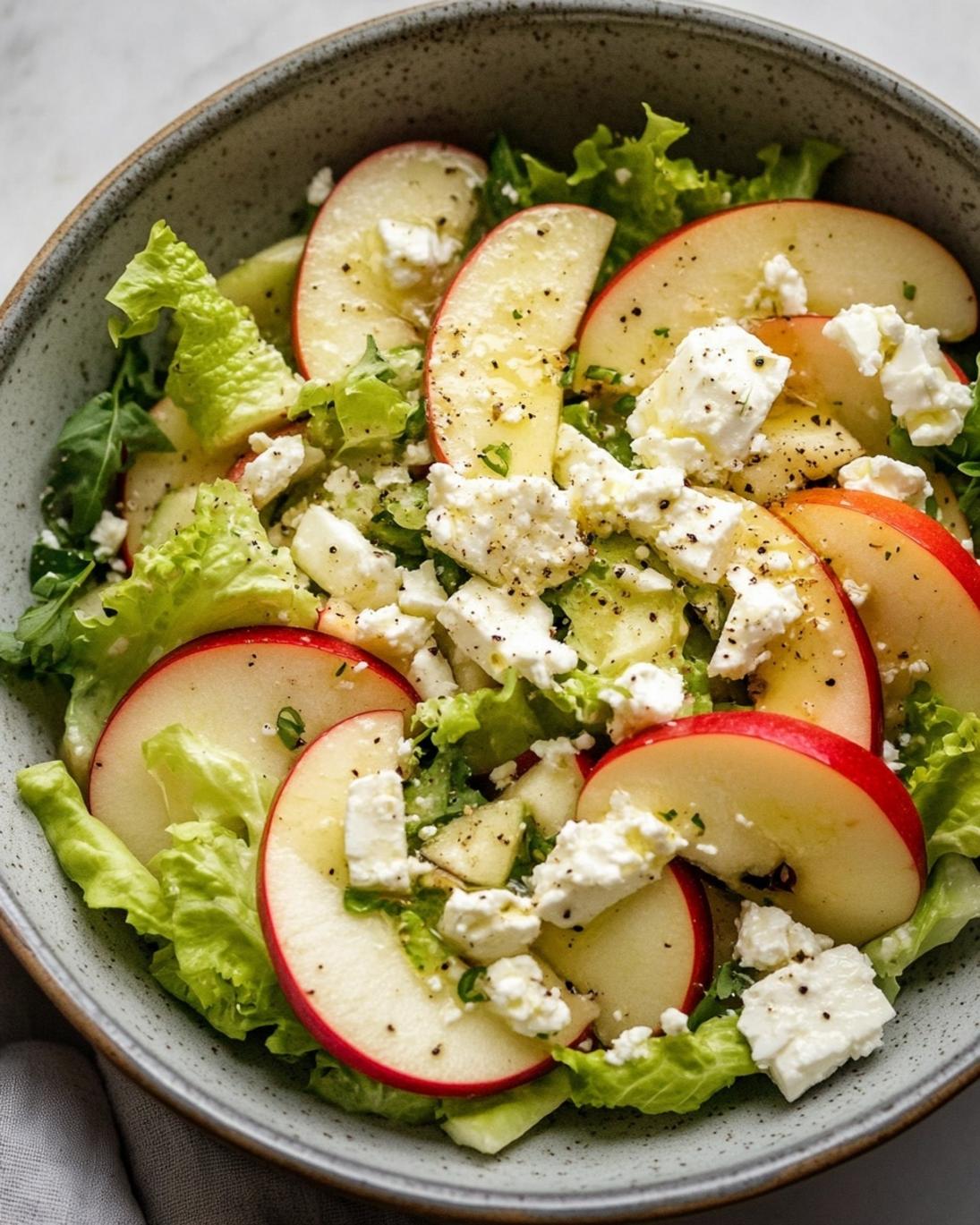 Crisp Honeycrisp Apple Salad with Feta 1