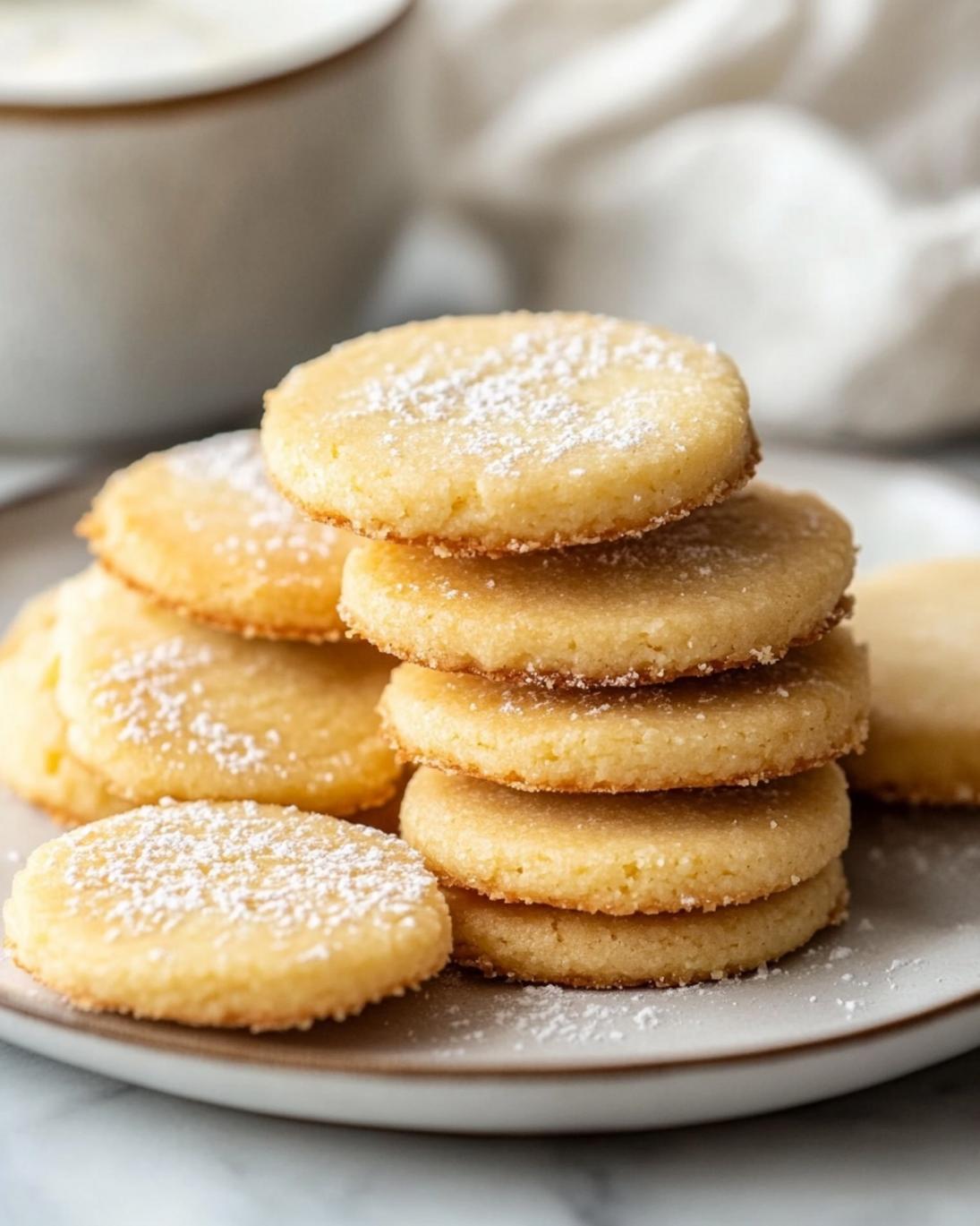 Easy 3-Ingredient Buttery Shortbread Cookies Recipe 3 Easy 3 Ingredient Buttery Shortbread Cookies Recipe 1