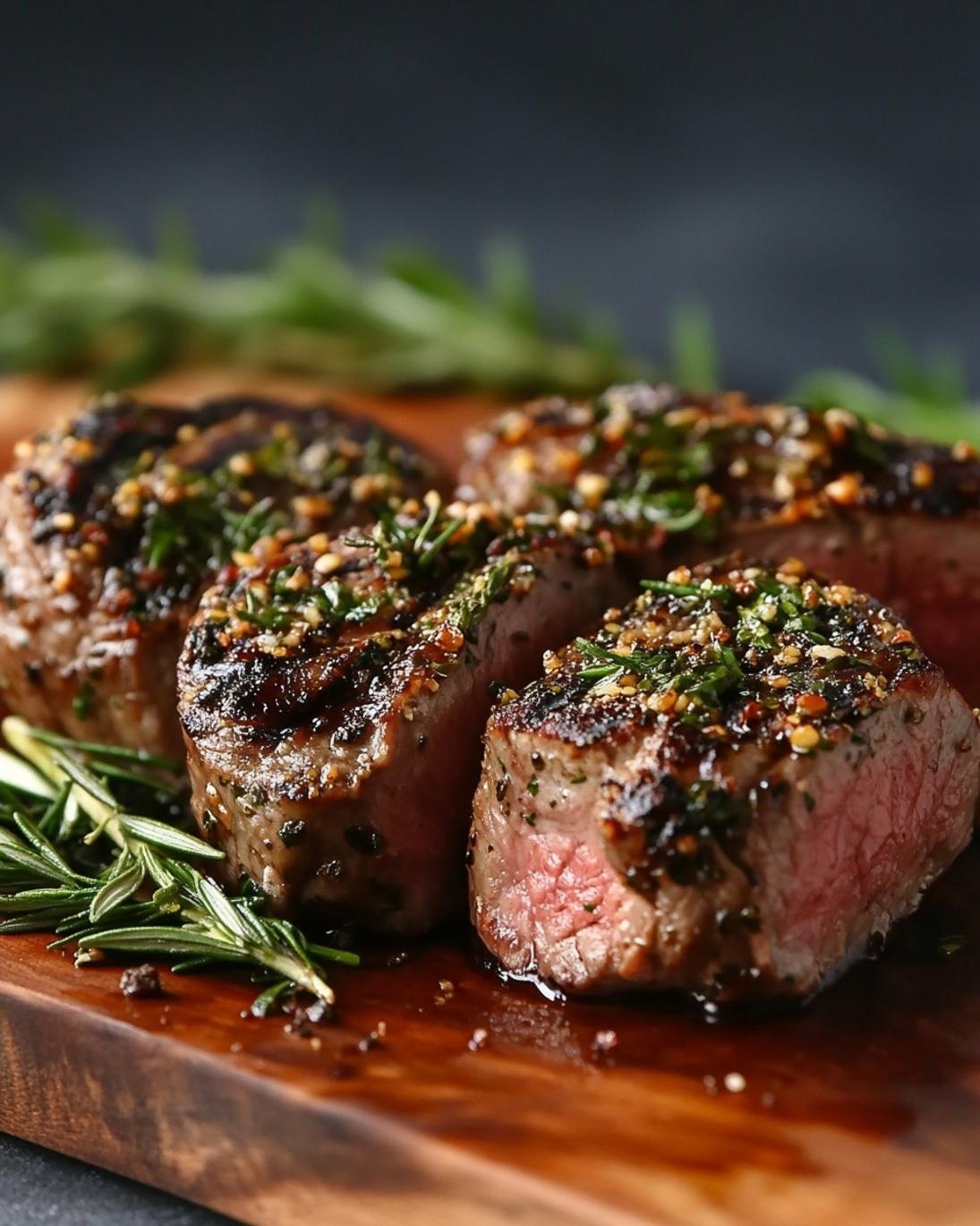 Grilled Herb-Crusted Beef Tenderloin
