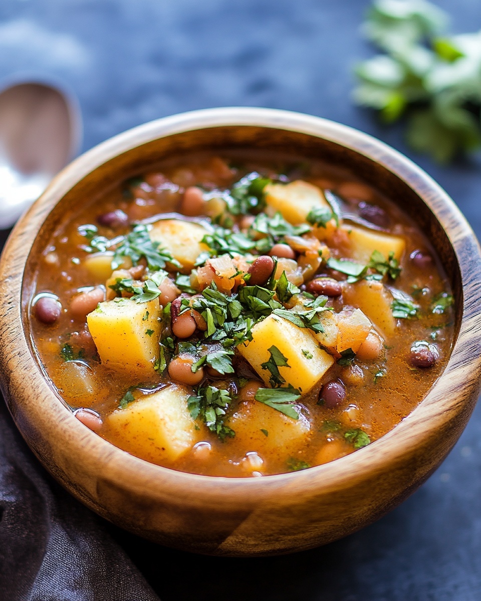 Mexican Bean Soup with Potatoes