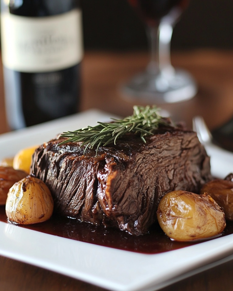 Tender Red Wine Pot Roast