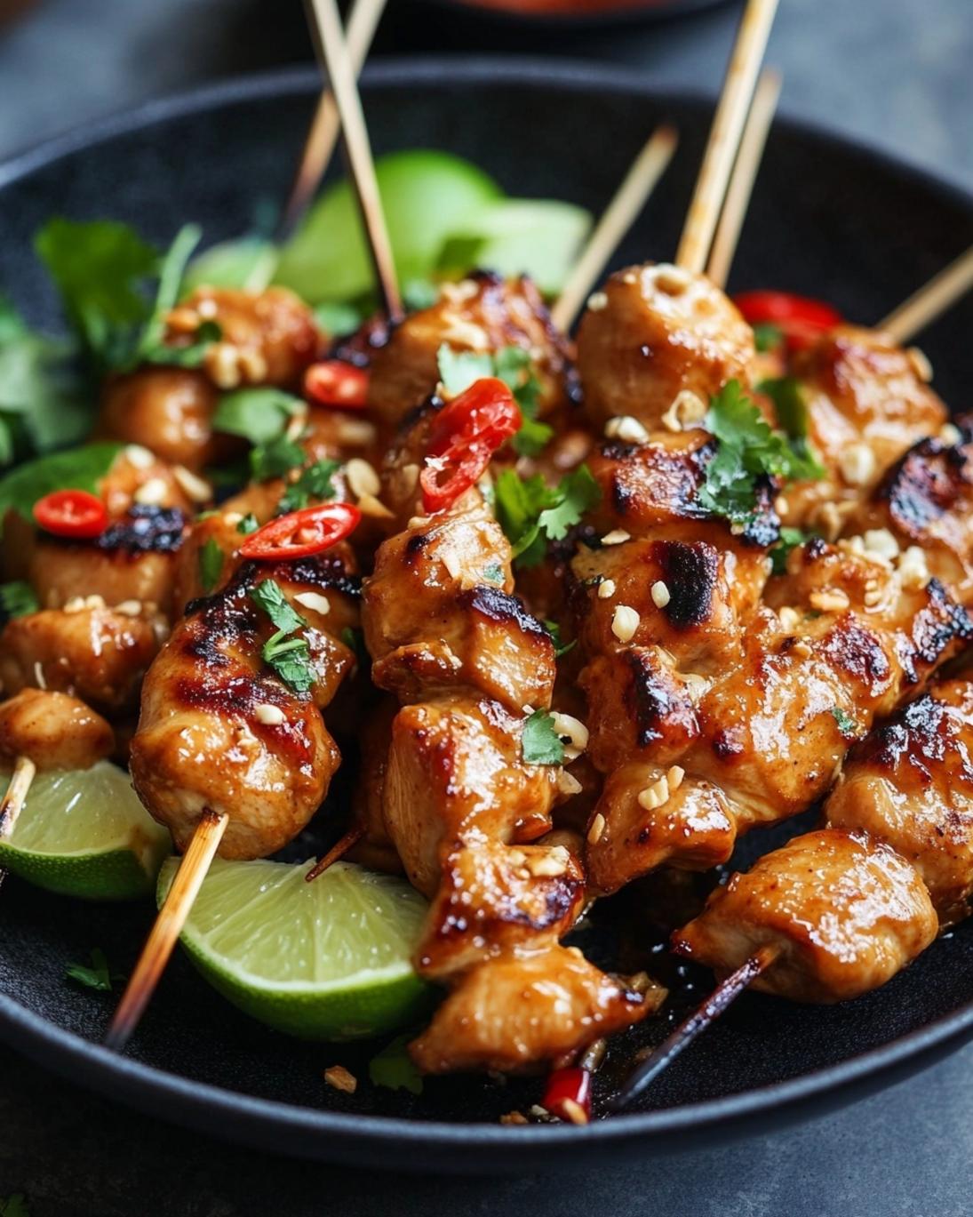 Thai Chicken Satay Skewers 1