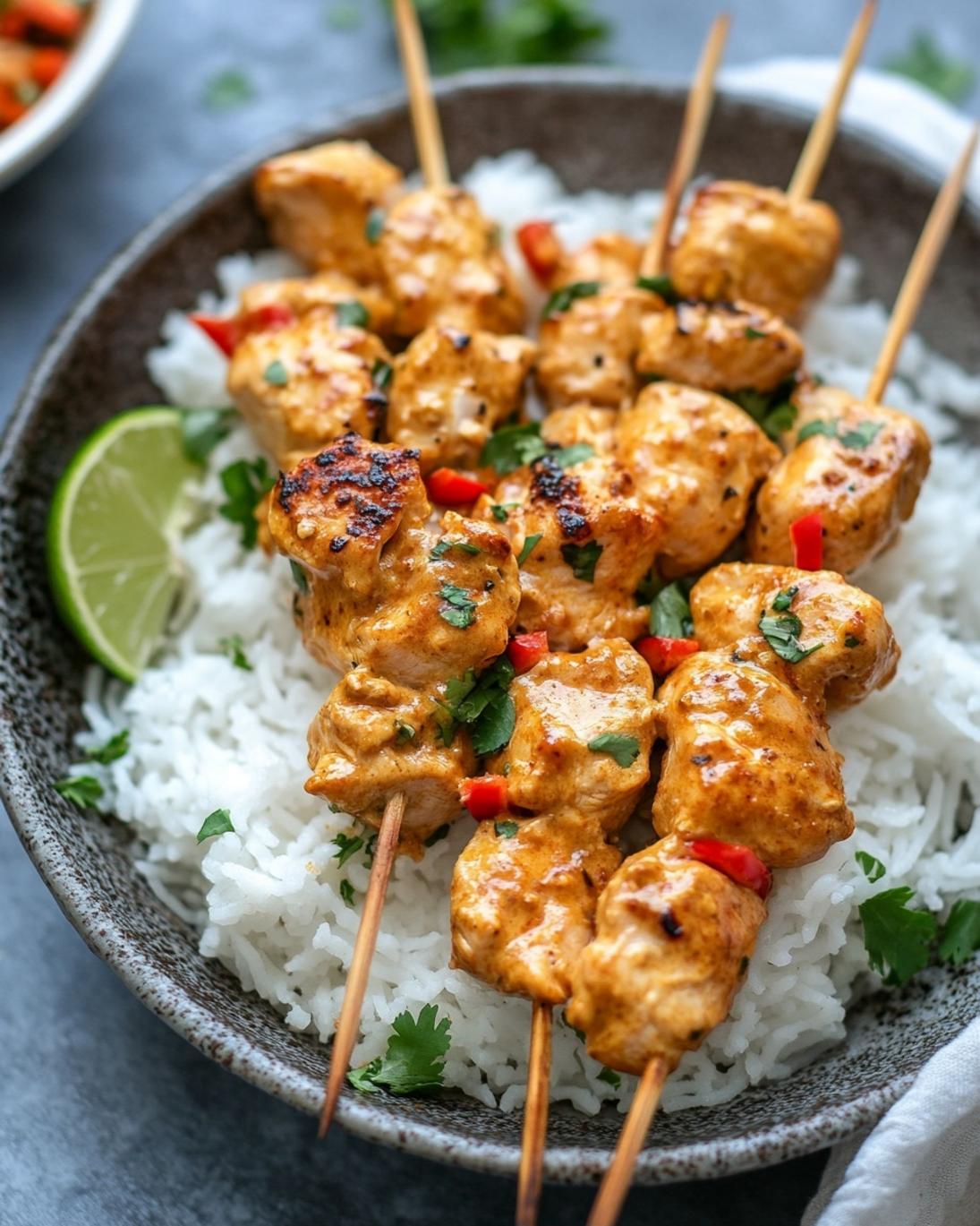 Thai Chicken Satay Skewers 3