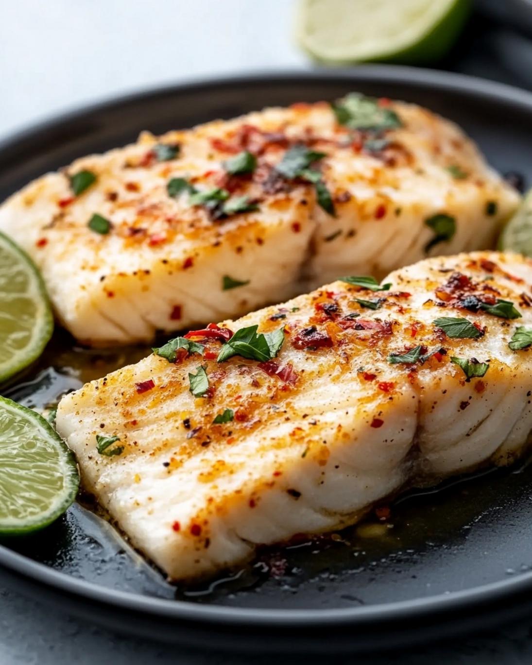 Zesty Coconut Lime Fish with Garlic Butter Recipe 1