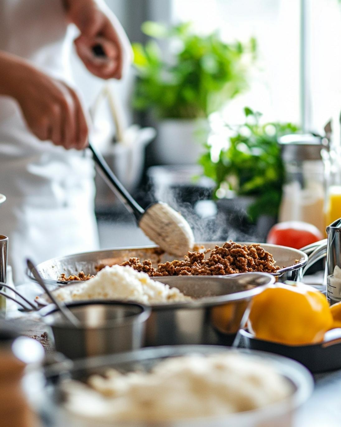 ingrediant of Easy Hobo Casserole with Ground Beef